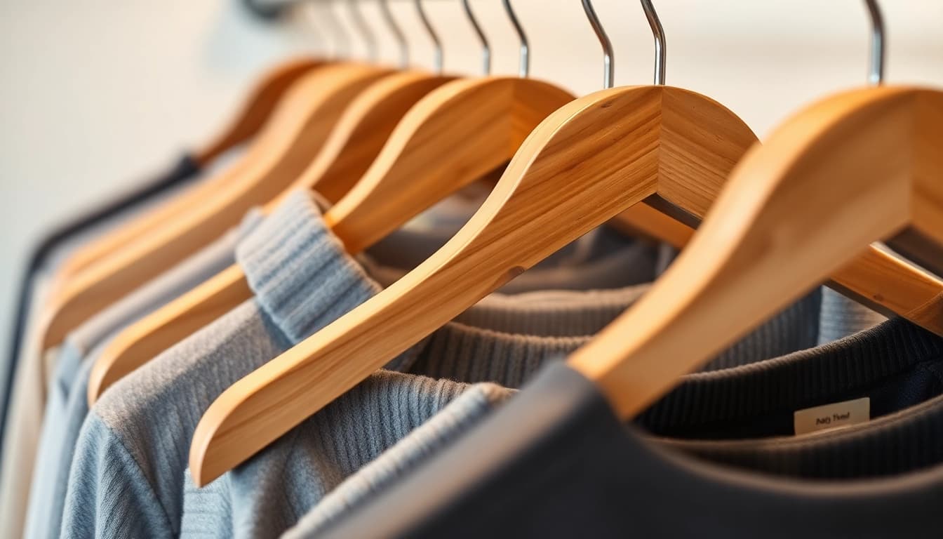 Showcasing premium Kleiderbügel Hersteller that emphasizes quality craftsmanship and design for elegant wardrobe solutions.