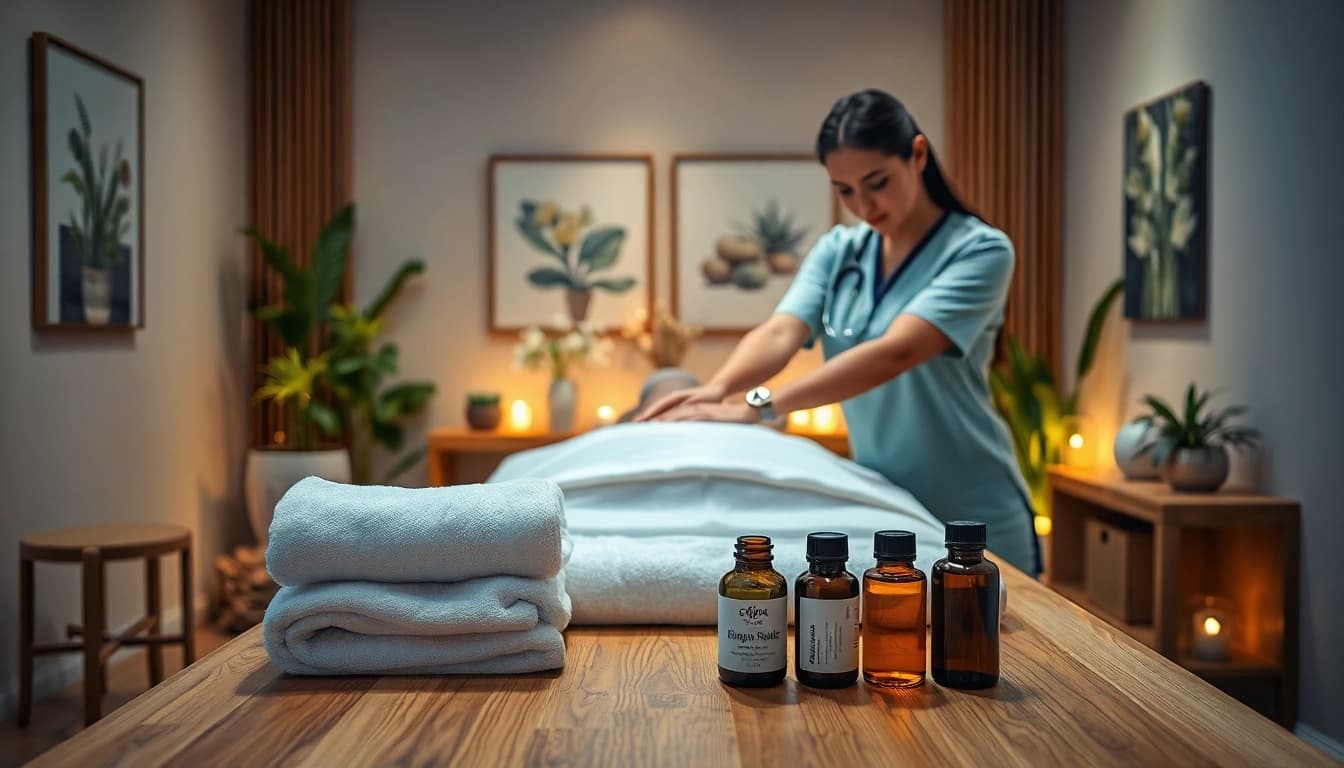 Geniessen Sie eine spanische massage in berlin in entspannter Atmosphäre mit einem erfahrenen Therapeuten.