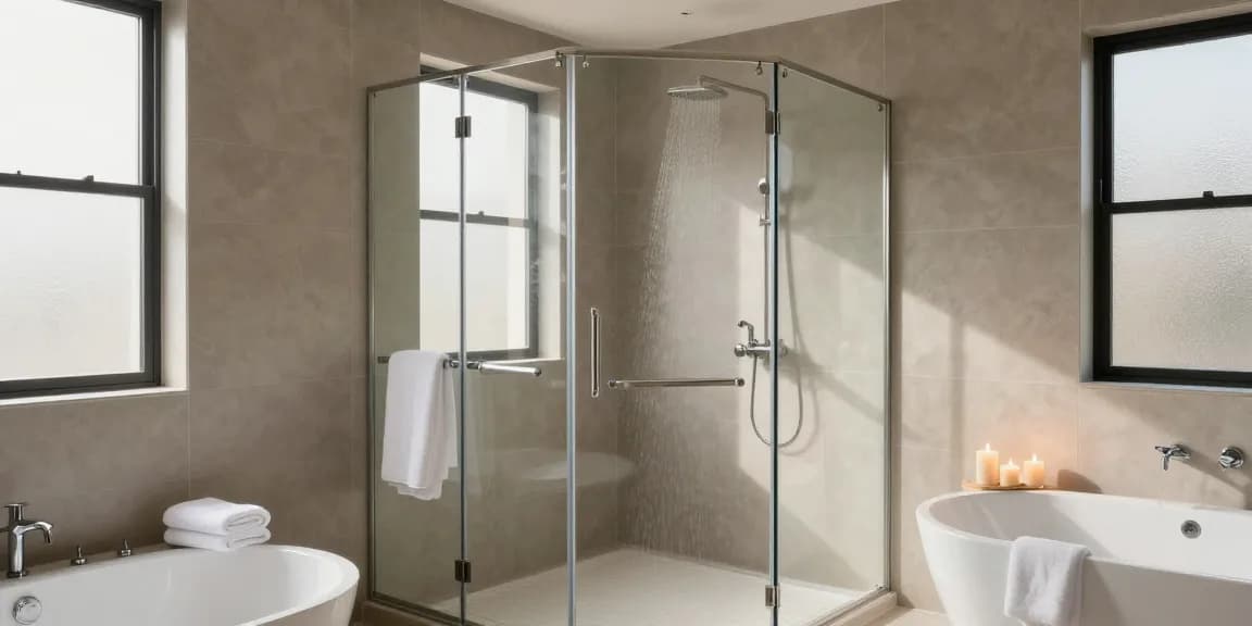 Vernieuwende ervaring in een moderne douchecabine 100x100 met stijlvol design en serene sfeer.