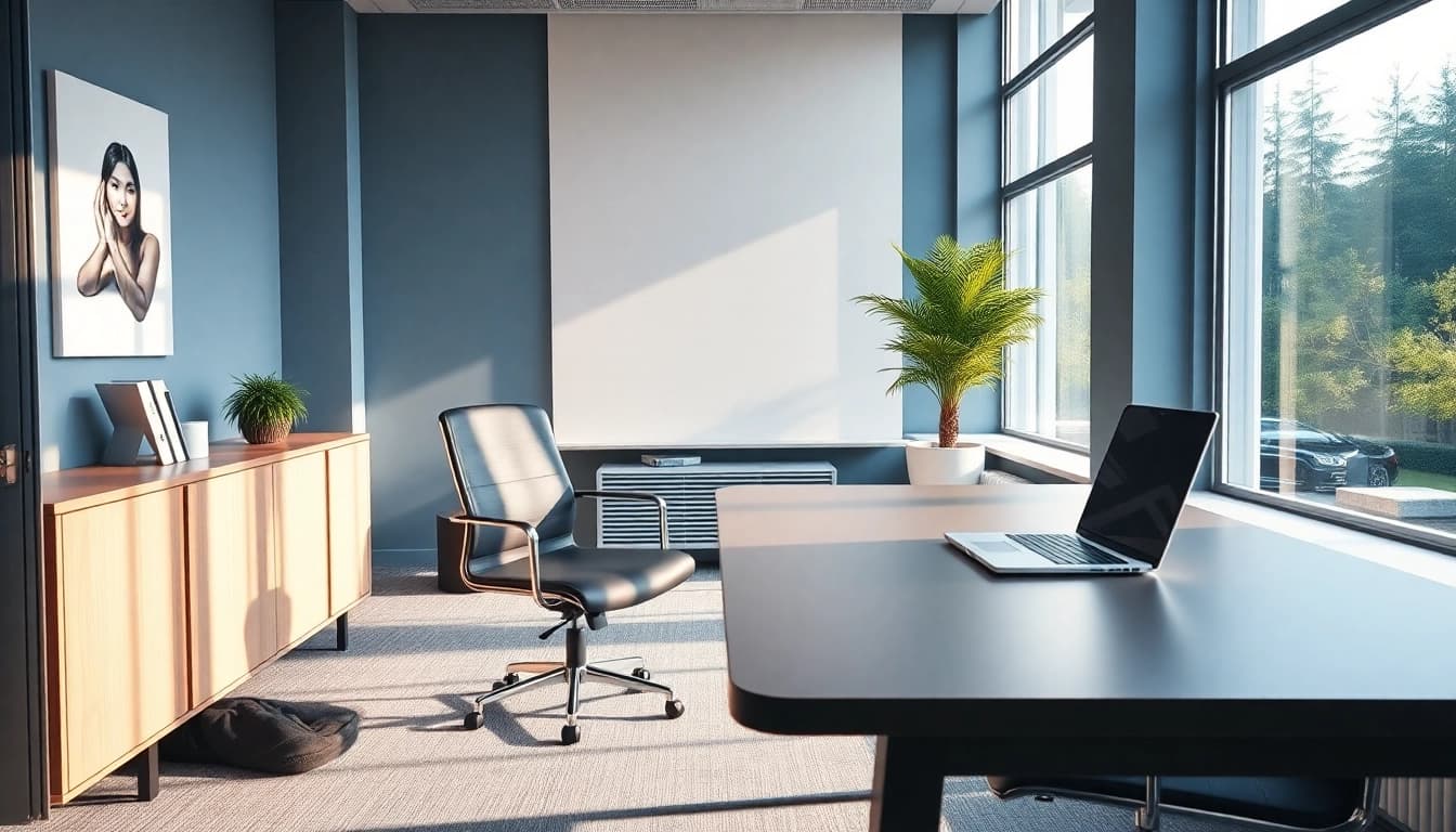 Headhunter Nürnberg office design showcasing a modern workspace.