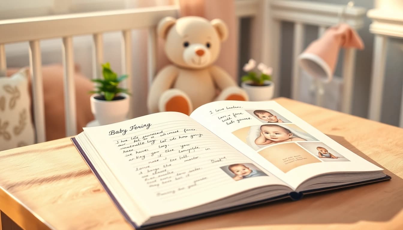 Kreatives Babytagebuch: Erinnerungen festhalten und teilen