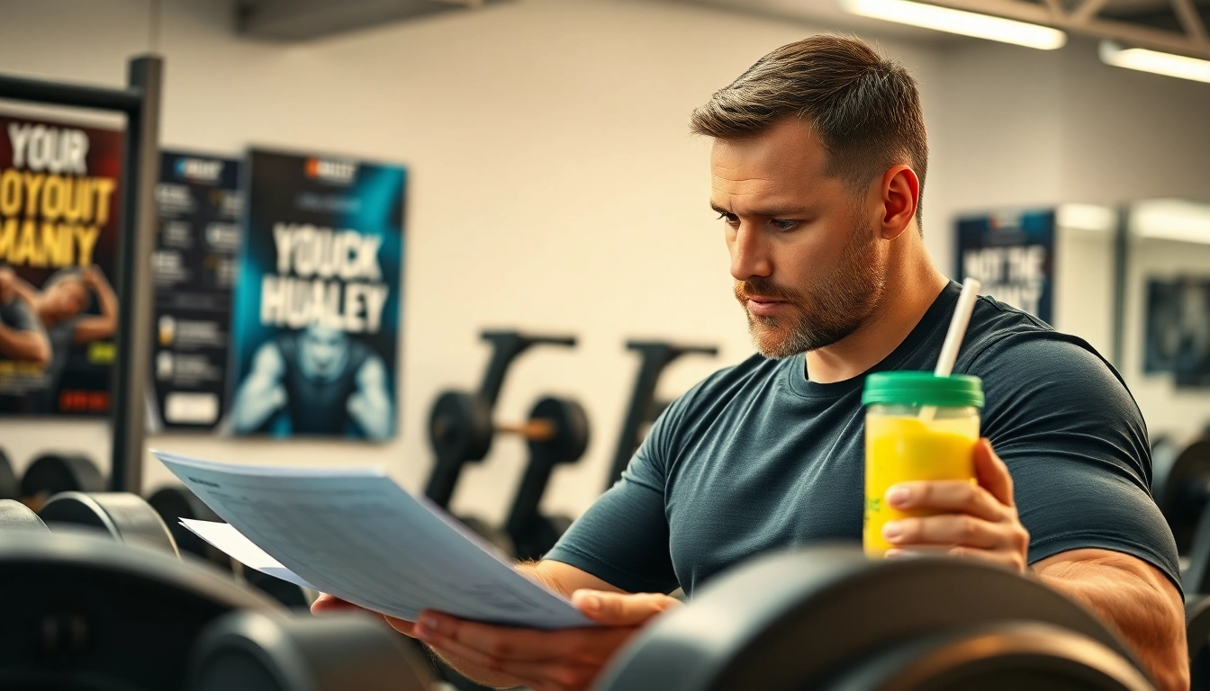 Erfahren Sie, wie trenbolon kaufen Ihrem Fitnessziel helfen kann, während ein Trainer im Fitnessstudio arbeitet.