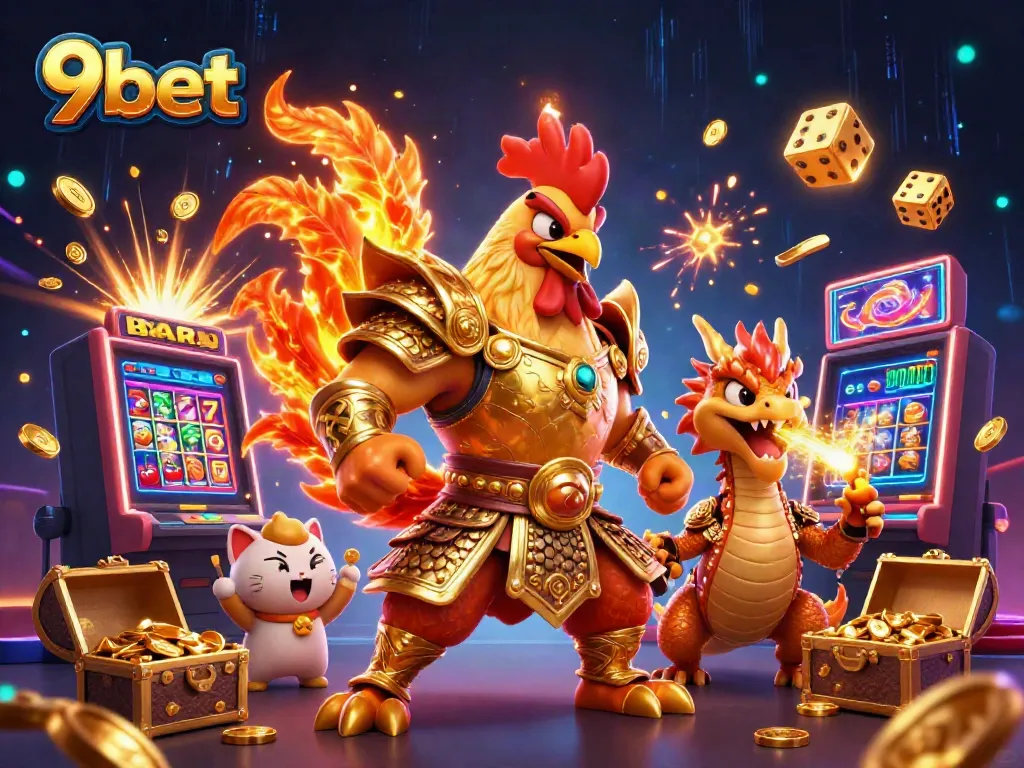 Experience thrilling wins at 9bet with vivid 3D characters and dynamic casino action.