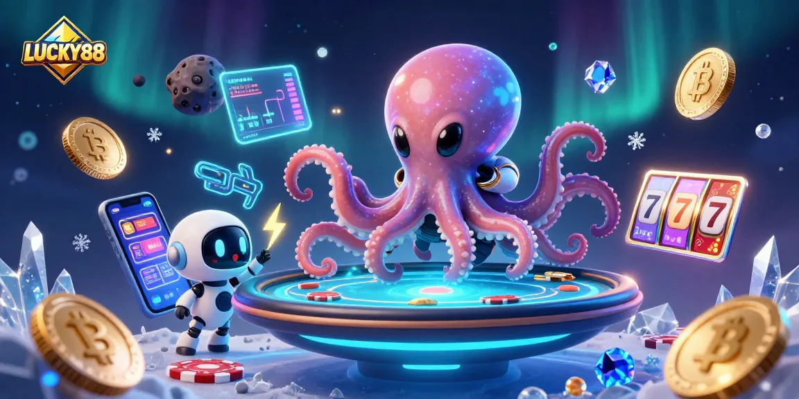 LUCKY88 welcomes players with a vibrant 3D scene filled with casino-themed excitement and energy