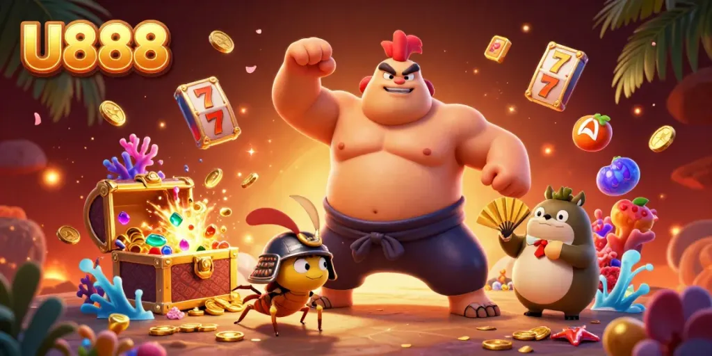 Engage in thrilling gameplay at U888 with vibrant casino elements and adventure!