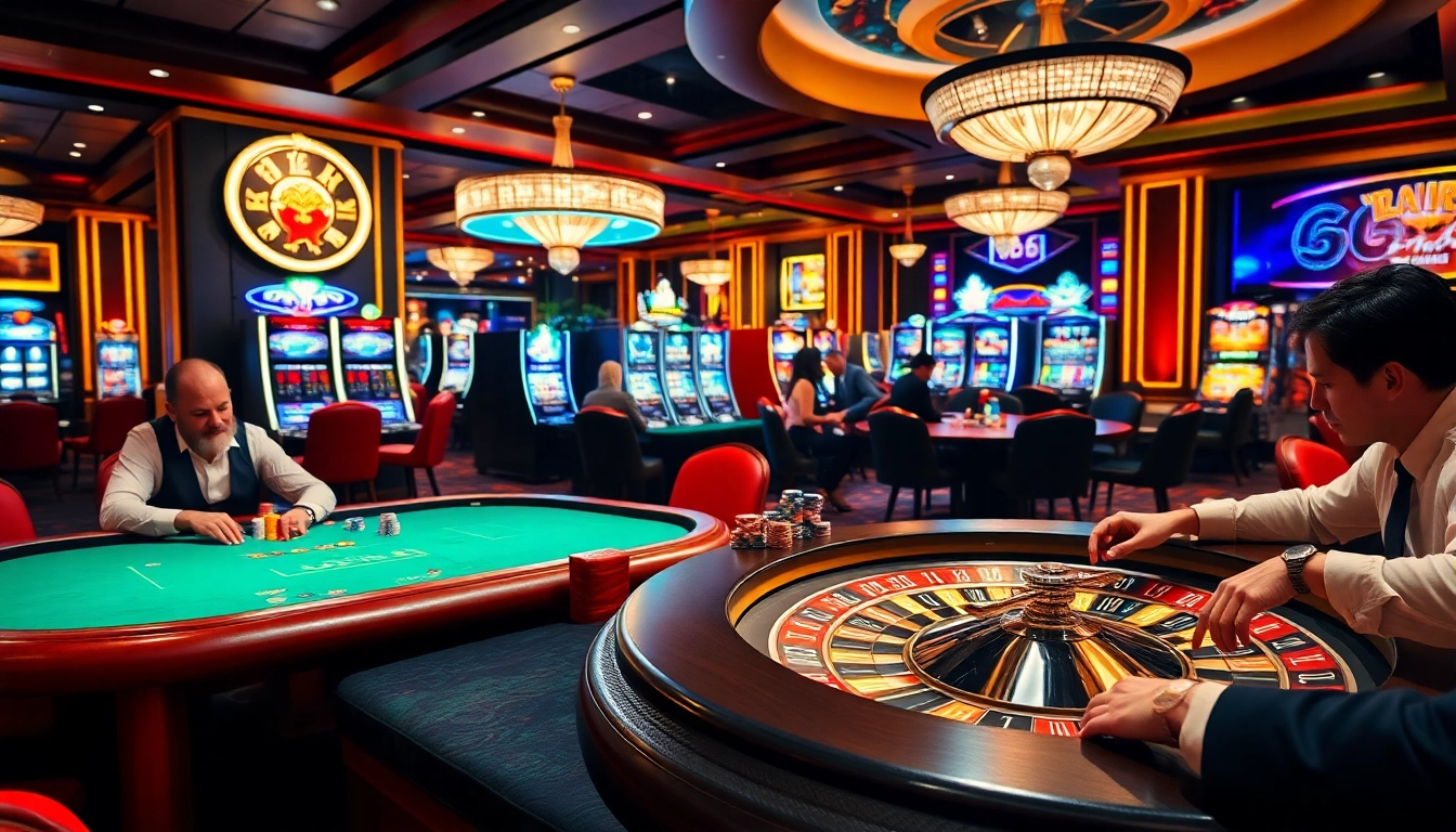 Experience the excitement of SV66 at a luxurious casino table with vibrant gameplay.