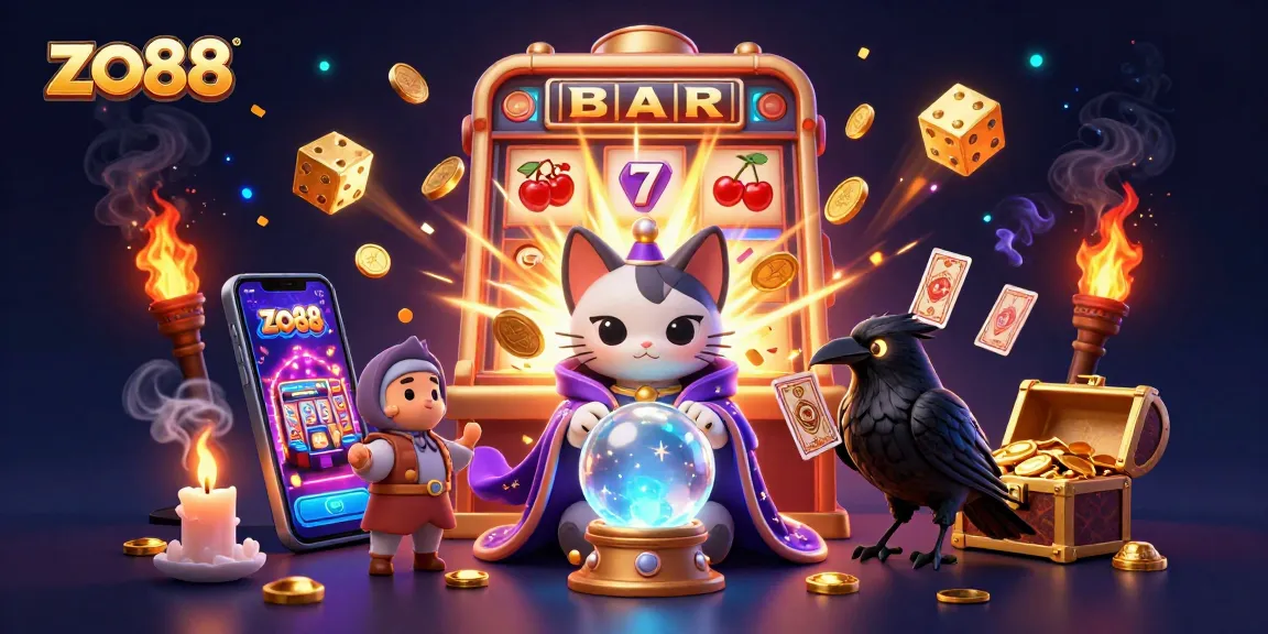 Experience thrilling jackpots at zo88 with vibrant casino games and a mystical atmosphere.