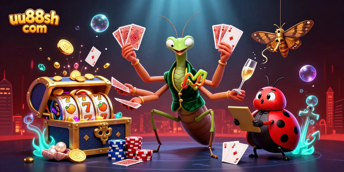 Experience the thrill of winning with uu88sh com at a vibrant casino illustration!