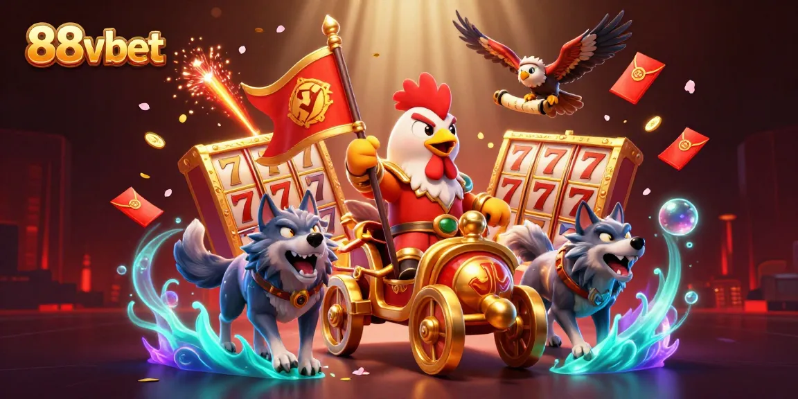 Experience thrilling jackpots with 88vbet's dynamic gaming adventure featuring rich illustration.