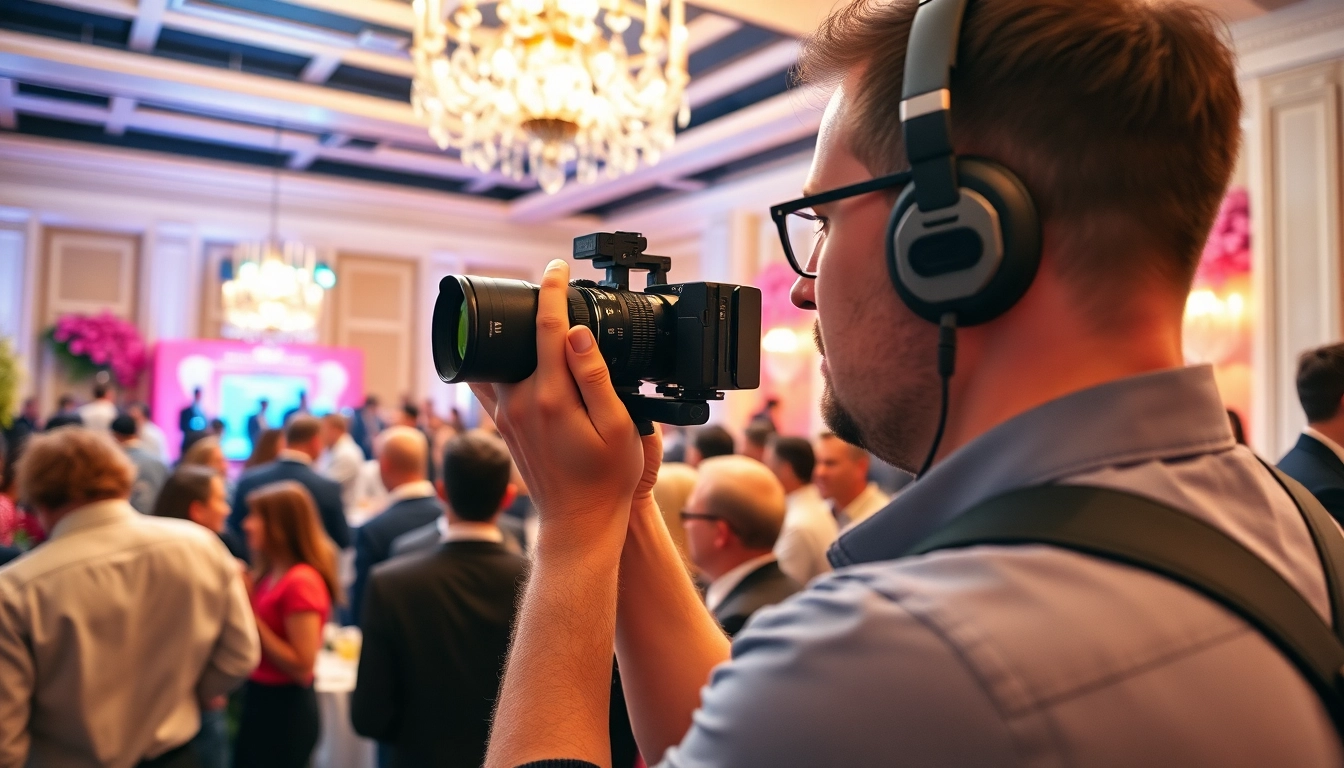 Eventfotograf München beim Festhalten eines lebhaften Unternehmens-Events in München.