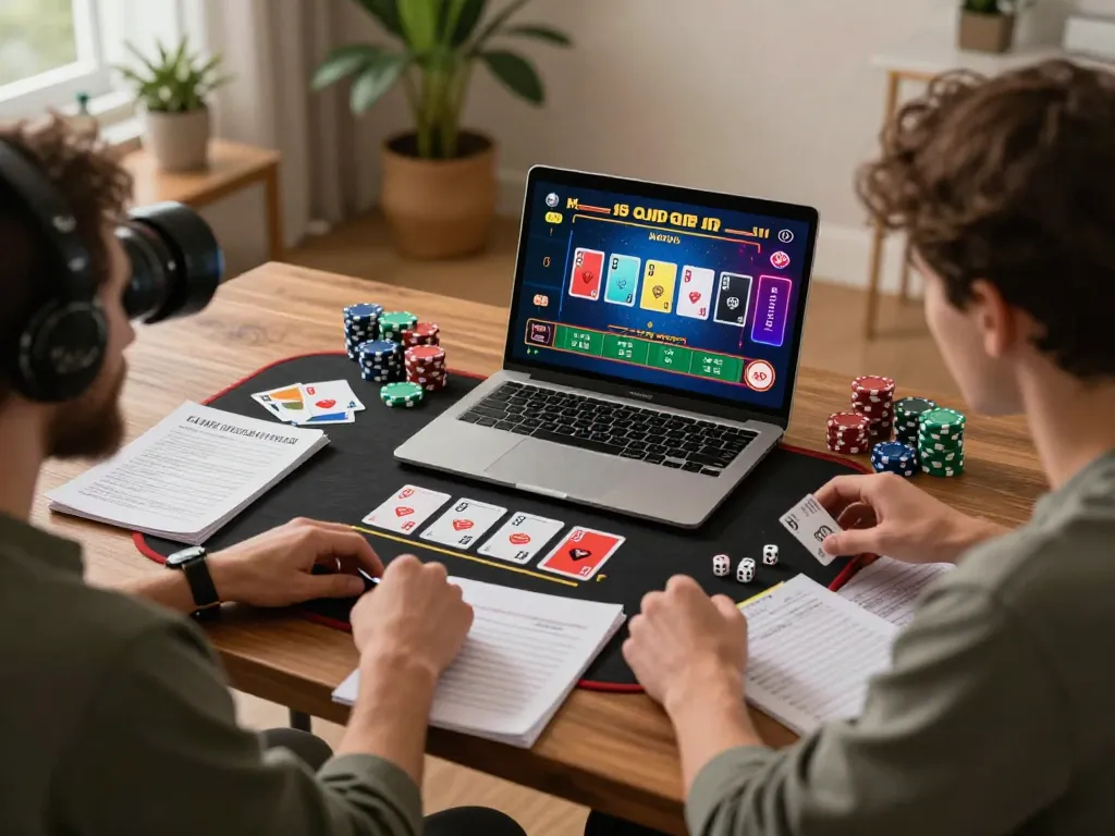 Tham gia đá gà thomo HD trên một chiếc laptop mượt mà trong một buổi chơi game tại nhà sôi động.