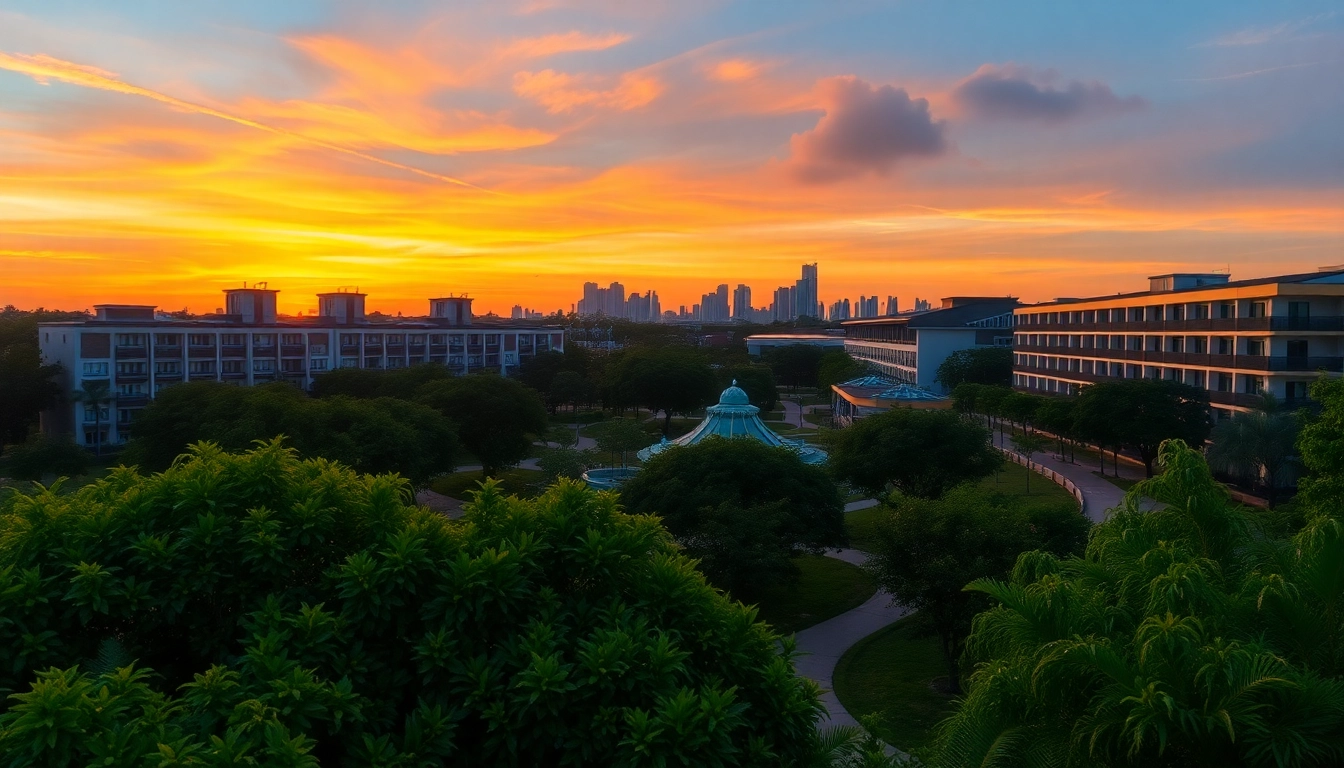 Explore tranquil sunset views at tampines ec with modern architecture.