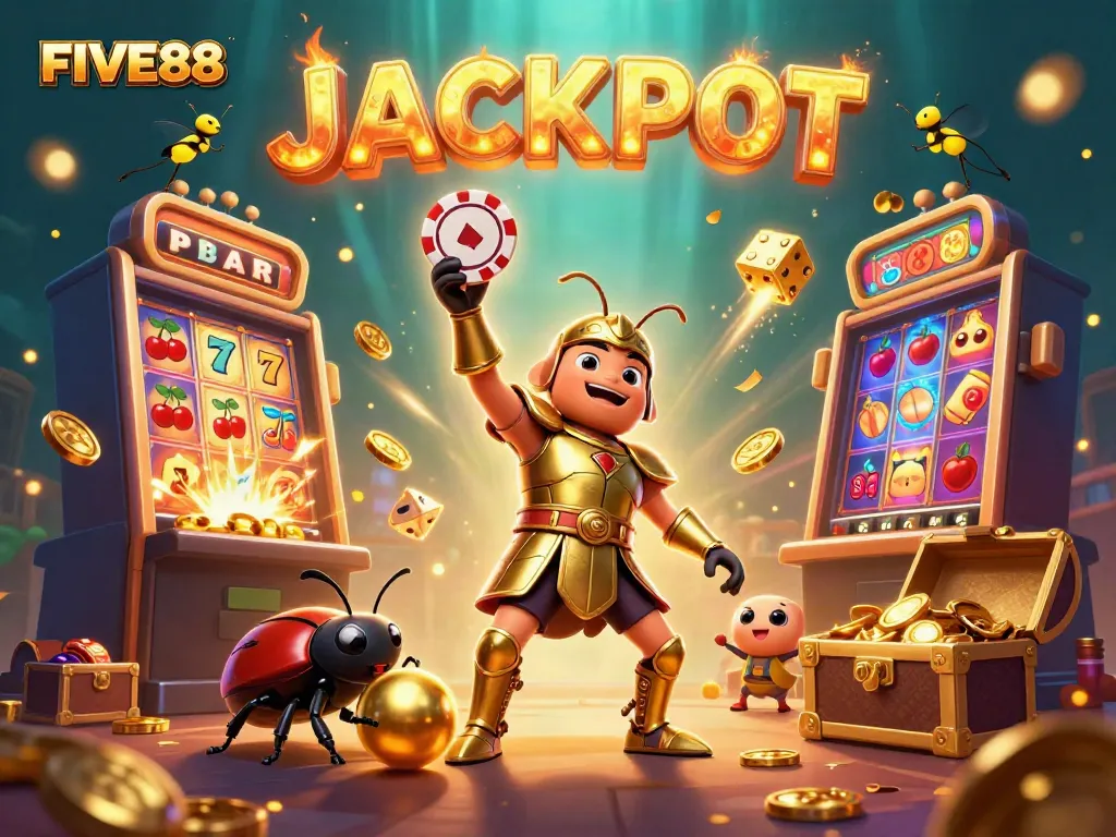 Experience thrilling jackpots with FIVE88 in this vibrant casino scene