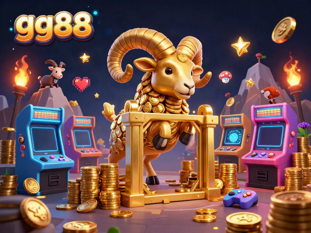 Experience thrilling play at gg88 with vibrant casino action featuring a golden ram and dynamic game visuals.