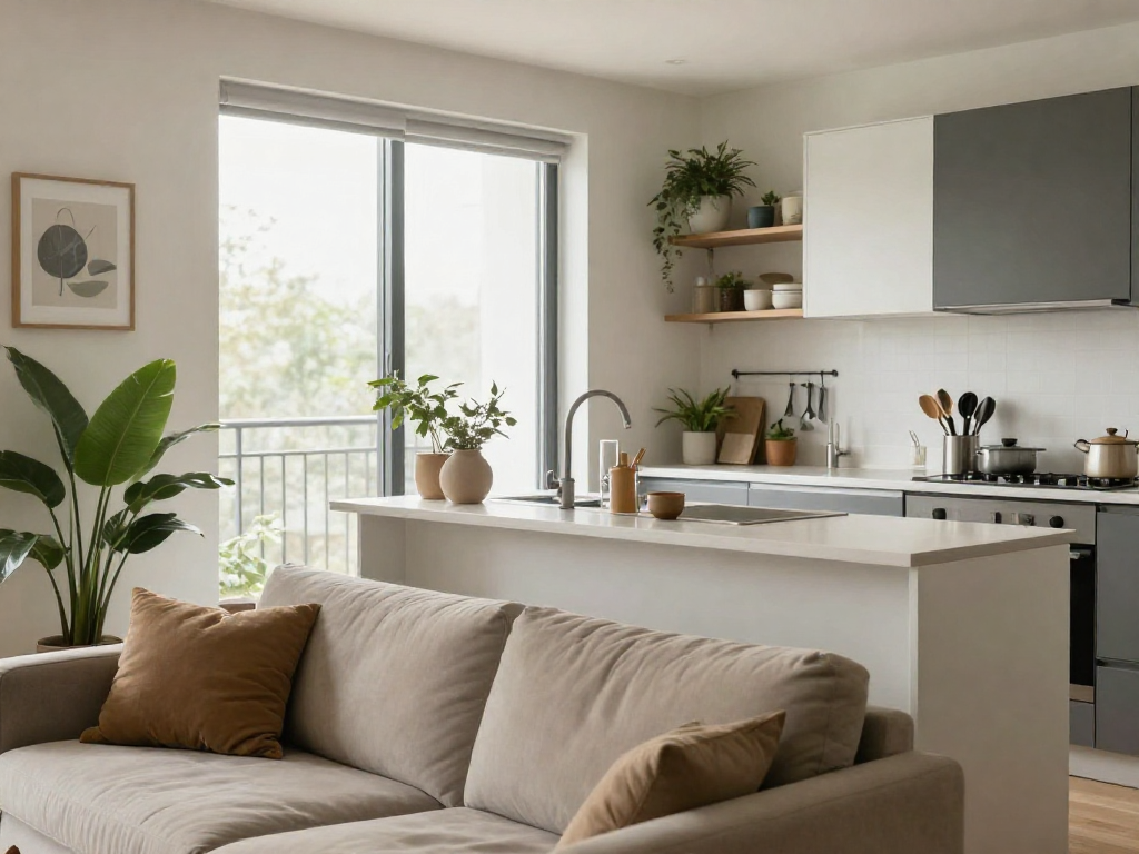 Moderne möblierte Apartments in Hannover für Monteure, stilvoll eingerichtet mit guter Ausstattung.