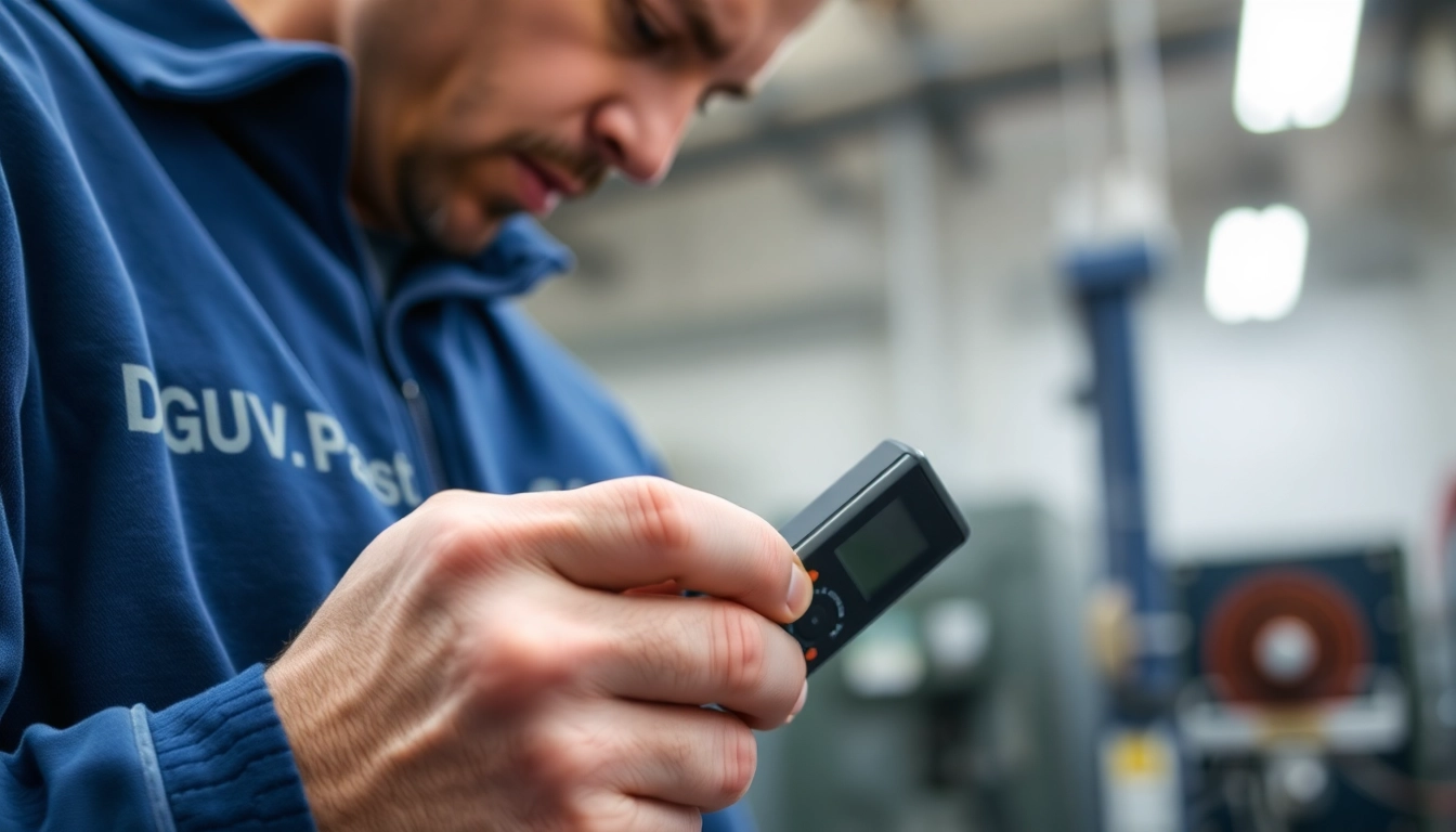 UVV Prüfung – DGUV V3 für elektrische Maschinen und Anlagen