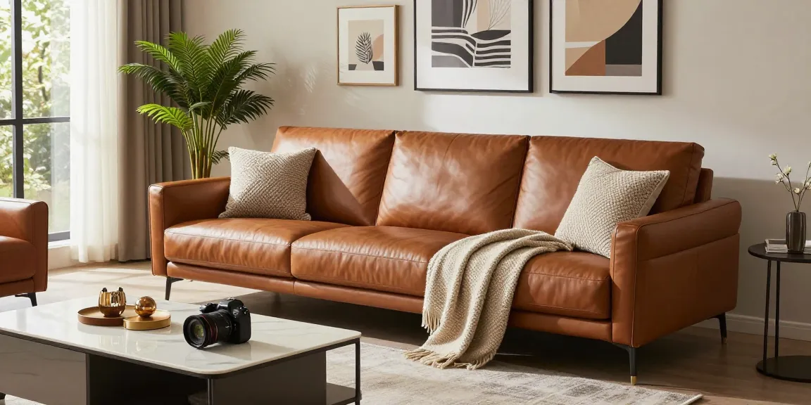 Baxter Ledersofa Preis in einem modernen Wohnzimmer mit stilvoller Dekoration und natürlichem Licht