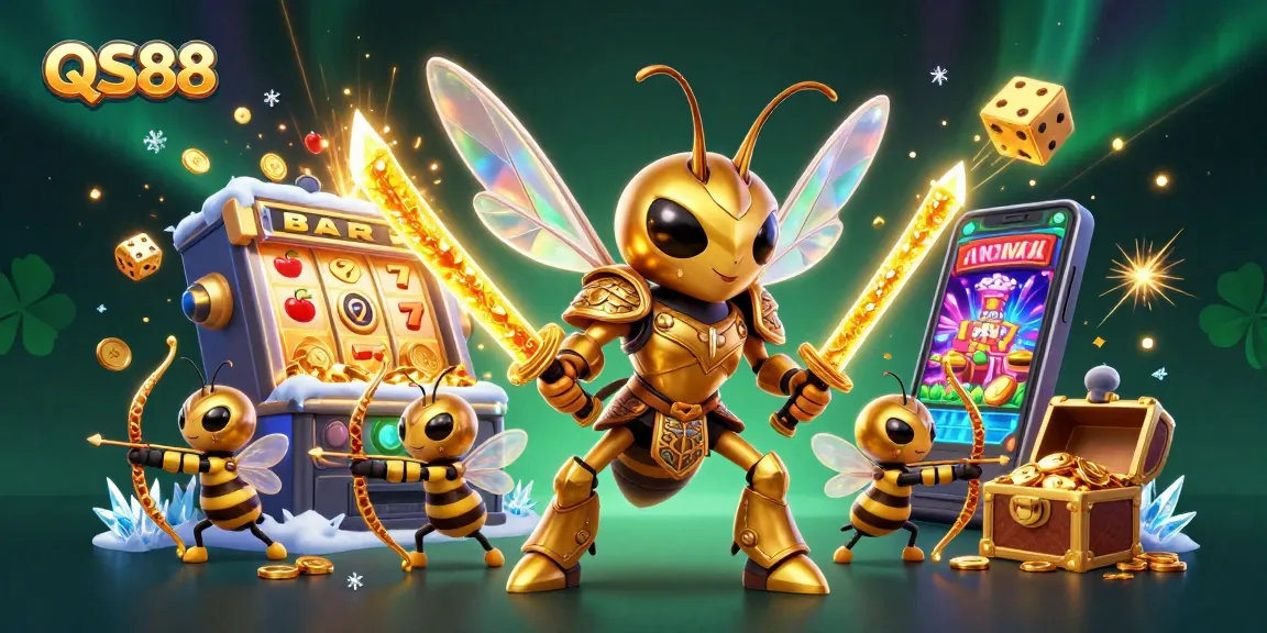 Experience thrilling moments at QS88 with vibrant casino gaming action and dynamic characters.