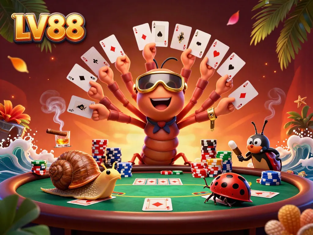 Join the excitement at LV88 with dynamic card action and thrilling gambling moments