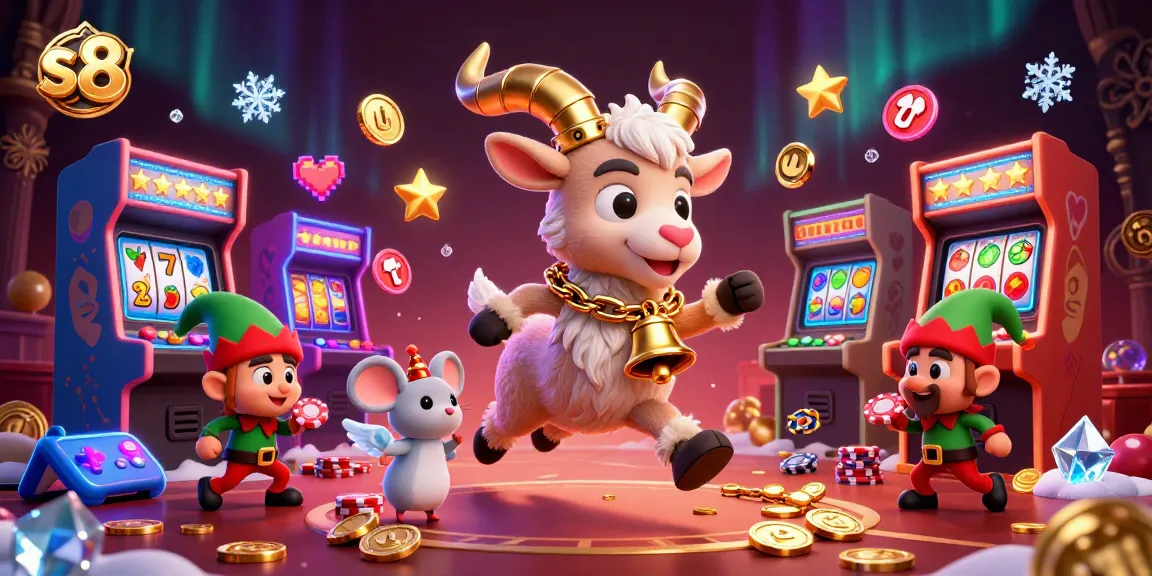 Experience thrilling gameplay at S8 as Krampus and friends add excitement to slots and jackpots.
