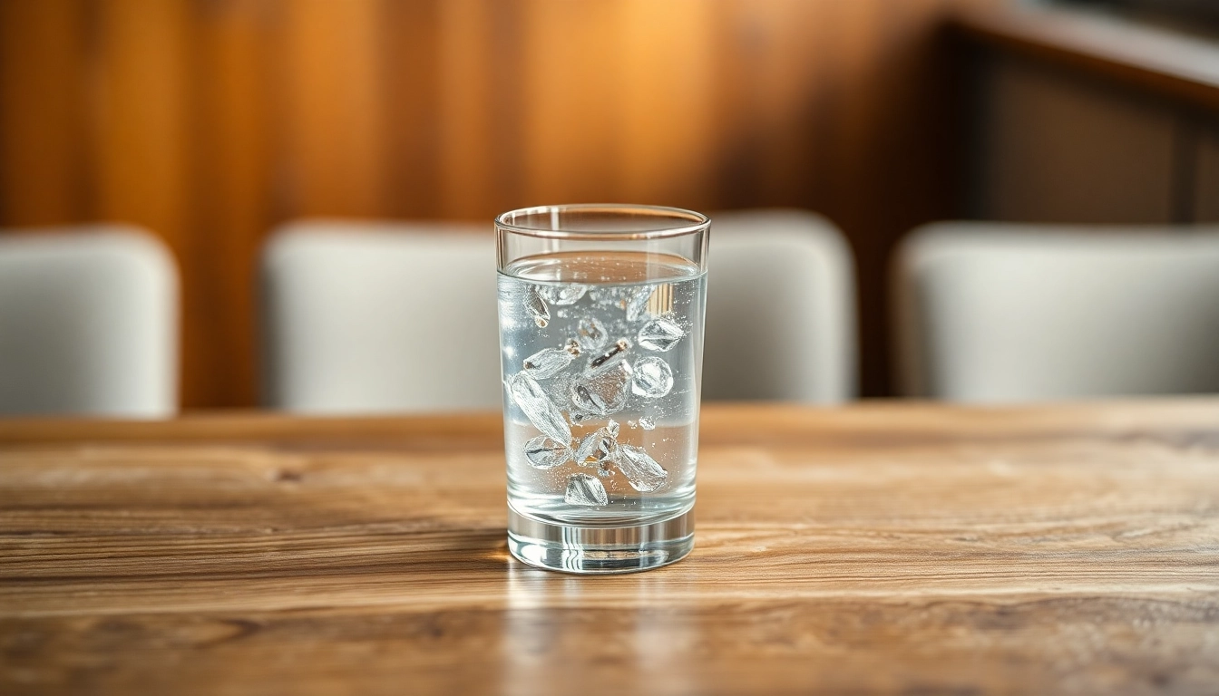 Kolloidales Silber 25 ppm in einem Glas, showcasing die klare Textur und hohe Reinheit.