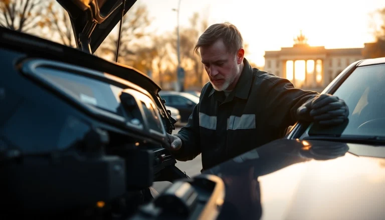 Expert kfz gutachter berlin assessing vehicle damage with precision and care.