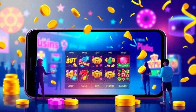 Explore exciting features of the beste mobile online Casinos, showcasing vibrant gaming experiences on smartphones.