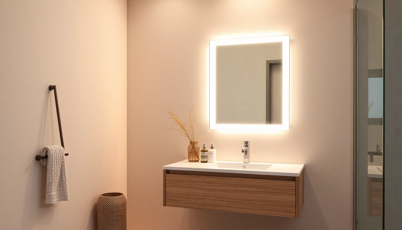 Genießen Sie perfekten Komfort mit einem spiegelschrank led, der warme Beleuchtung bietet und modernen Stil ins Bad bringt.