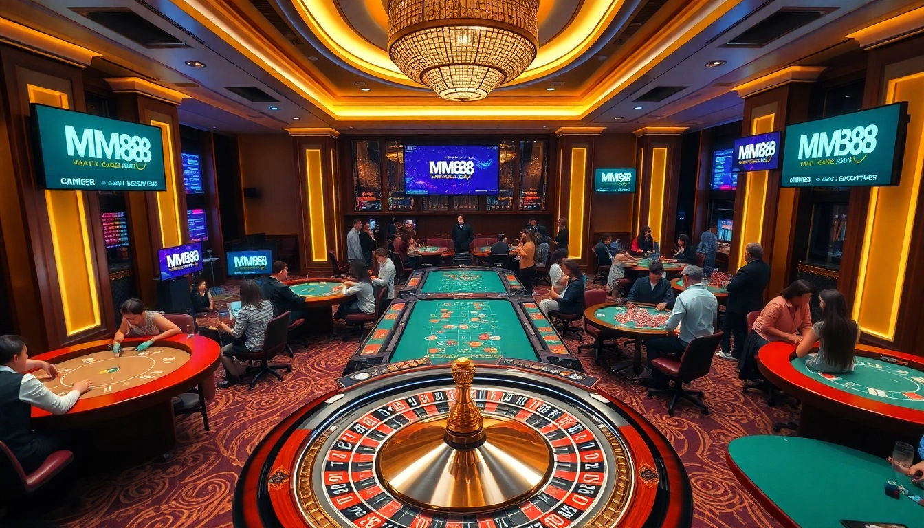 Experience exciting gaming at MM88 with thrilling live casino action and vibrant atmosphere.