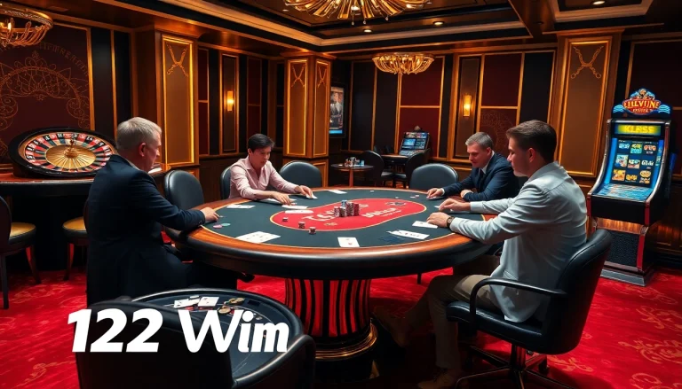 Experience live poker action at 123Win with engaging players, vibrant casino atmosphere, and thrilling bets.