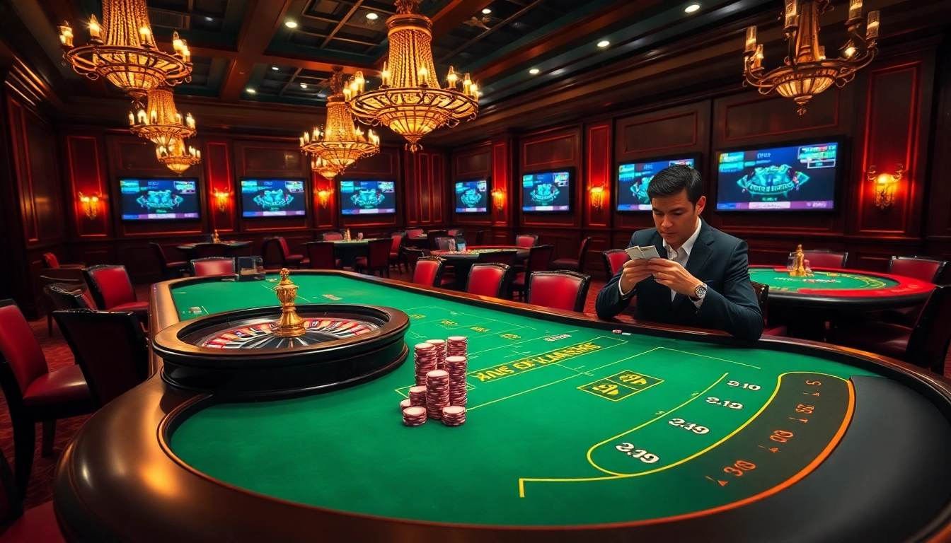 Experience thrilling gambling action at https://tg88.sale/ with vibrant casino tables and engaged players.