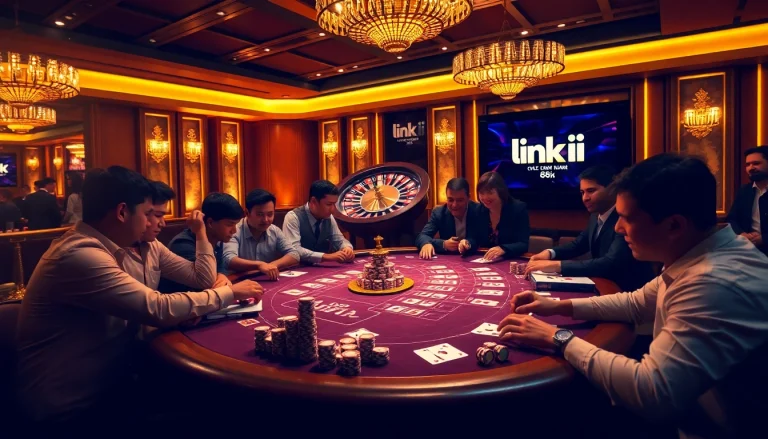 Experience the excitement of casino play with link 88i prominently displayed on a high-end poker table.