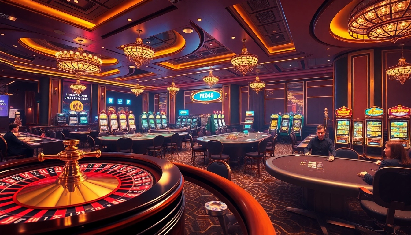Engage in thrilling casino adventures at https://f168.sarl/ with vibrant poker tables and roulette excitement.