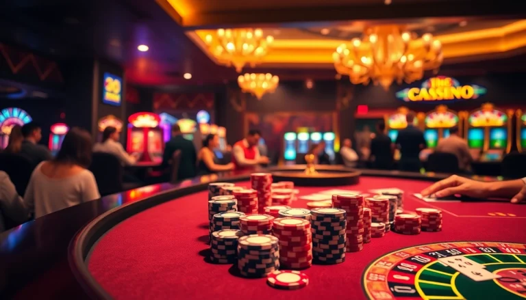 Experience thrilling gameplay at 13win casino with stunning slots and interactive betting tables.