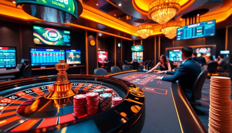 Experience the excitement at nhà cái zx88 with vibrant casino tables and engaging games for top gamblers.