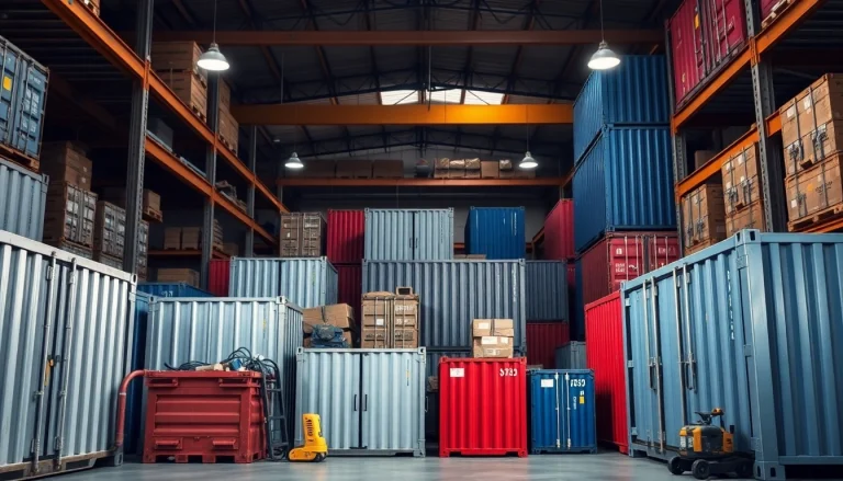 Hochwertige Universalboxen, ideal für vielseitige Lagerlösungen in einem organisierten Lager.