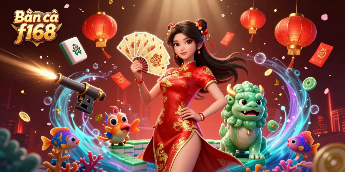 Engage in Bắn cá f168 with vibrant 3D graphics, featuring dynamic underwater elements and colorful sea creatures.