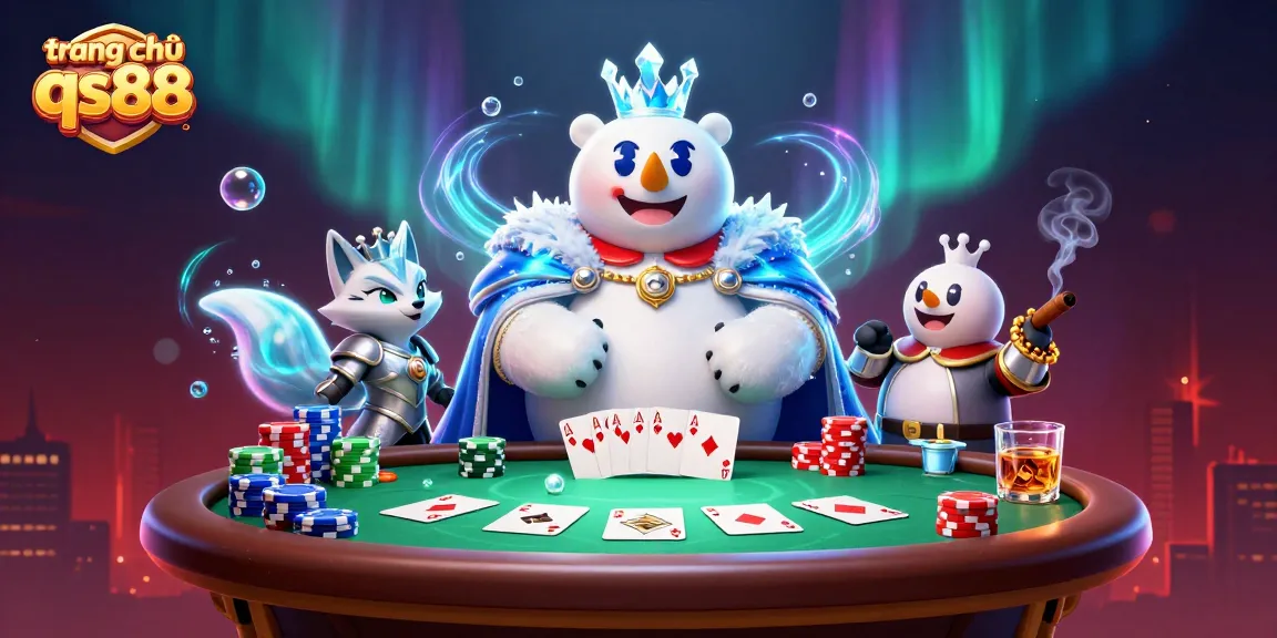 Engage with thrilling poker action at trang chủ qs88 featuring vibrant characters and game elements.