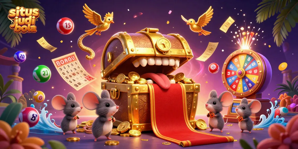 Experience the excitement of situs judi bola with a lively illustration featuring colorful elements and engaging characters.